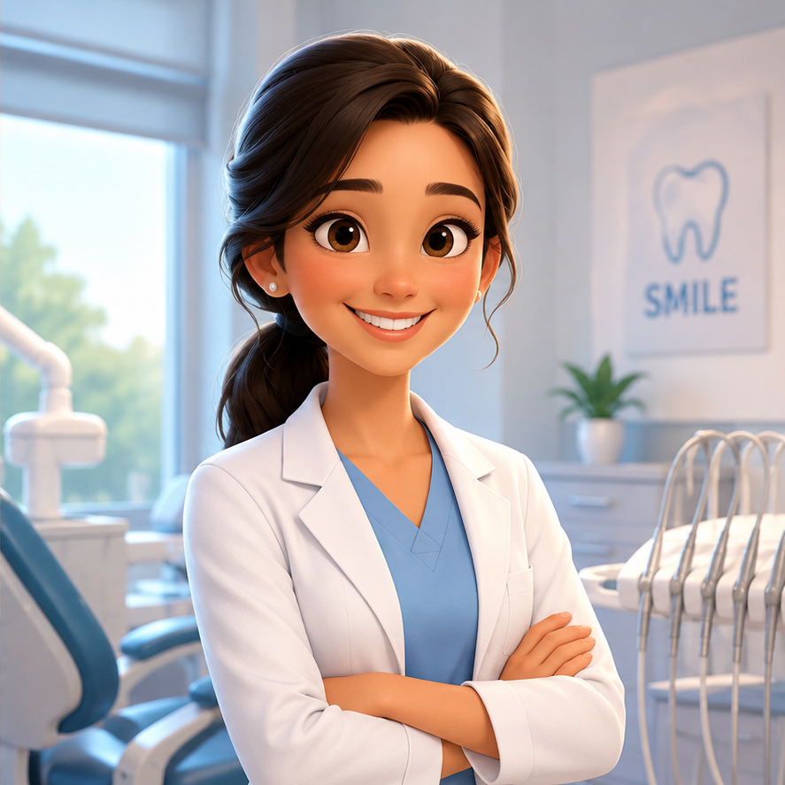 Stock portrait — Dr. Ria at Good Health Dental Clinic
